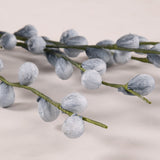 Blue Berry Branch Foam Flower