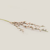 Orange & Grey Berry Branch Foam Flower