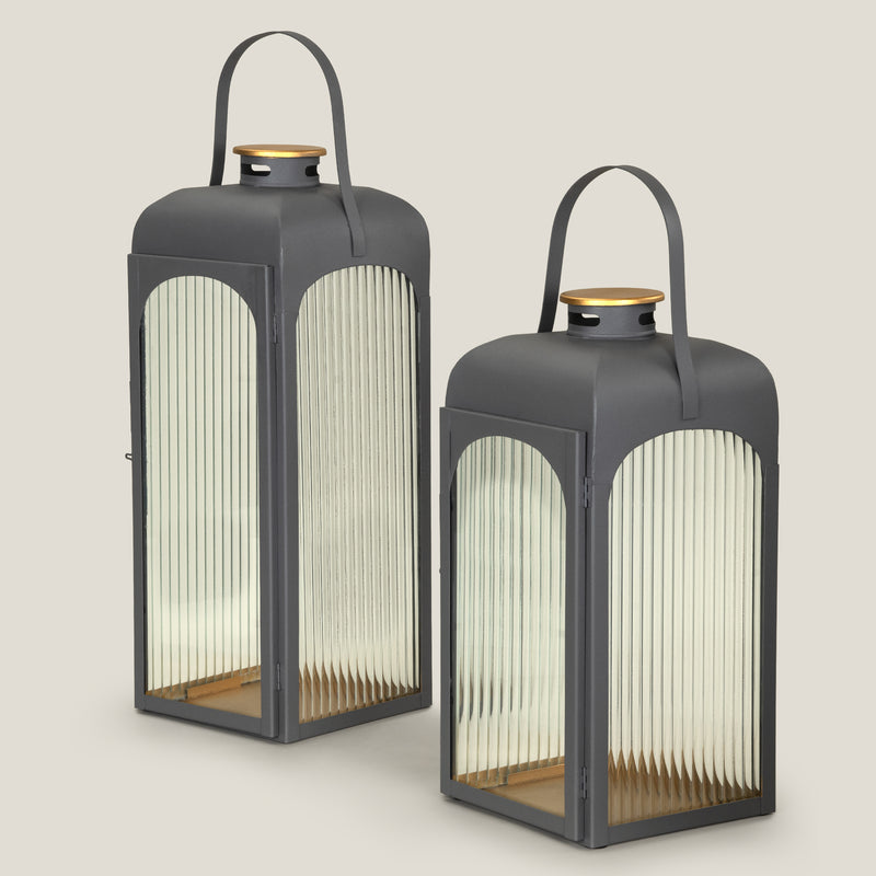 Furlane Grey & Gold Lantern L