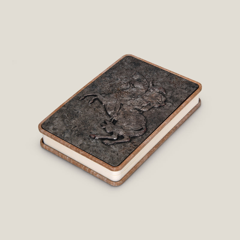 Equestrian Pewter Note Book