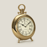 Saxony Gold Table Clock