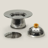 Redolence Nickel & Gold Dhuna Loban Burner