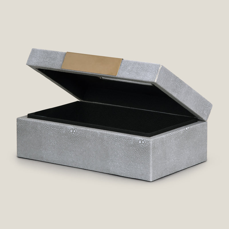 Glam Gecko Grey Tissue Box