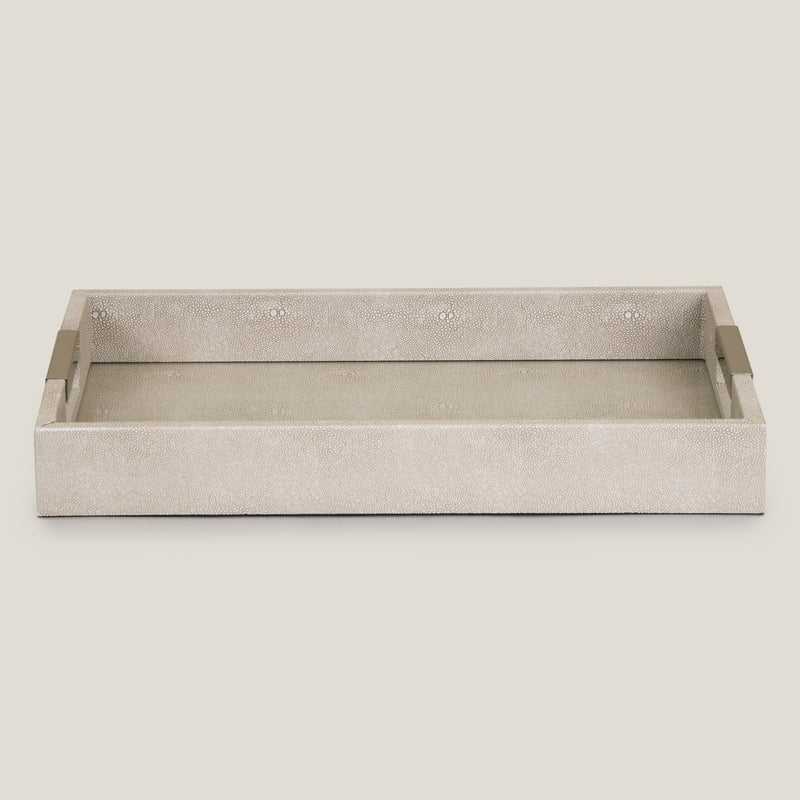 Glam Gecko Beige Serving Tray