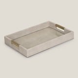 Glam Gecko Beige Serving Tray