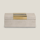 Glam Gecko Beige Tissue Box