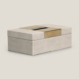 Glam Gecko Beige Tissue Box