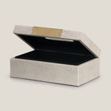 Glam Gecko Beige Tissue Box