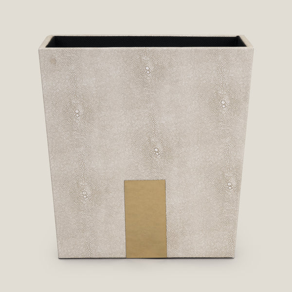 Glam Gecko Beige Dustbin