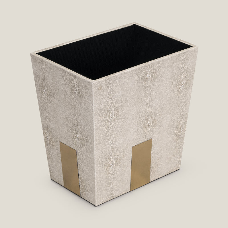 Glam Gecko Beige Dustbin