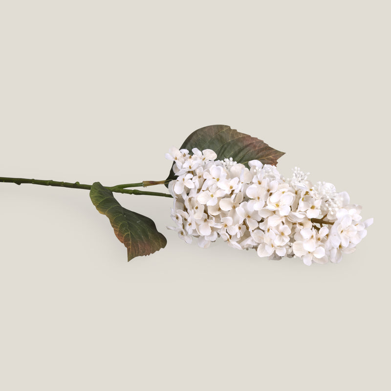 White Hydrangea Paniculata Faux Flower