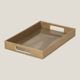 Pixel Dull Gold Serving Tray
