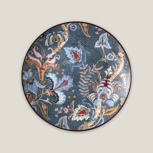 Wildflower Blue Printed Quarter Plate Set of 2