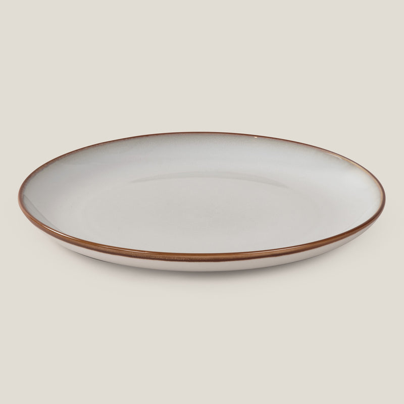 Aster Grey Dinner Plate Set of 2