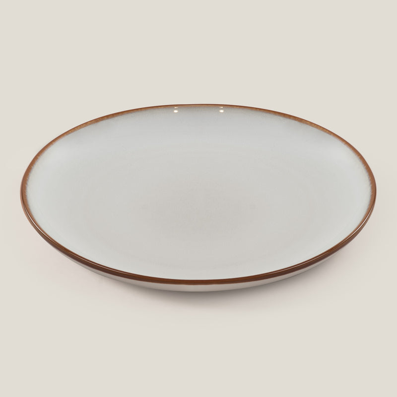 Aster Grey Dinner Plate Set of 2