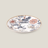 Aster Grey Printed Quarter Plate Set of 2