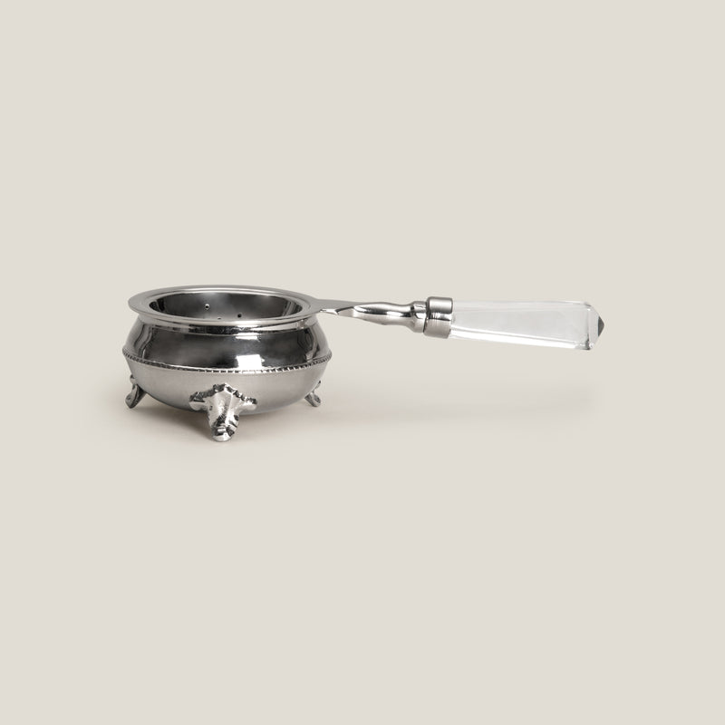 Thea Nickel Tea Strainer