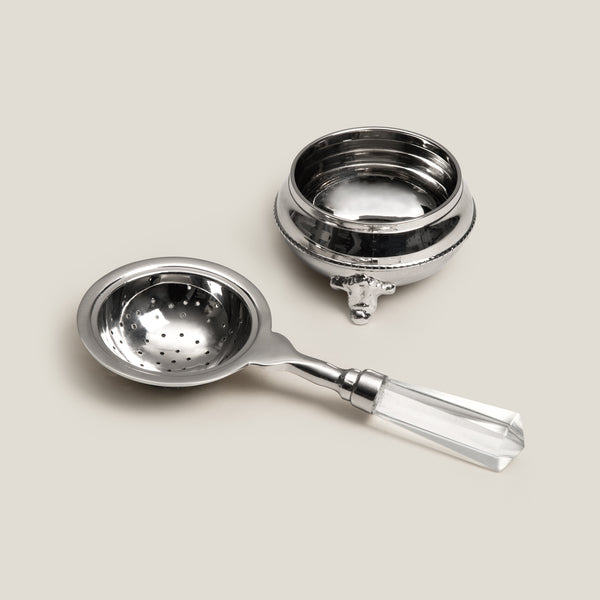 Thea Nickel Tea Strainer