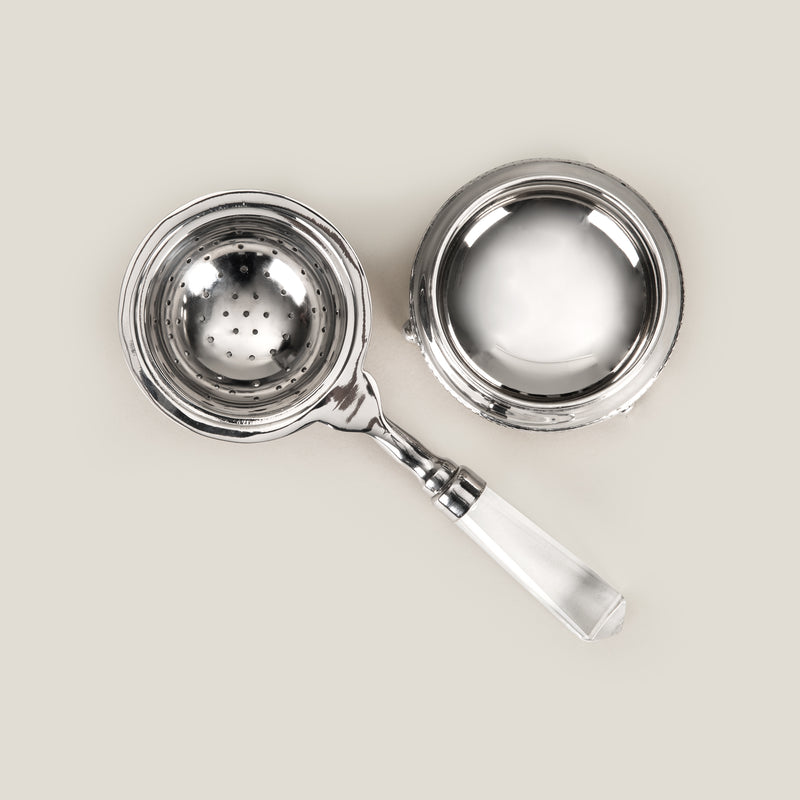 Thea Nickel Tea Strainer