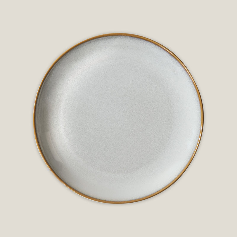 Aster Grey Quarter Plate Set of 2