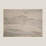 Pixel Dull Gold & Beige Placemat Set of 2