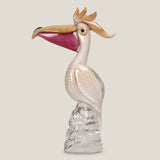 Duccio Di Segna White & Gold Crystal Pelican Sculpture