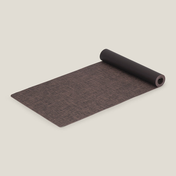 Luxe Textura Brown Table Runner