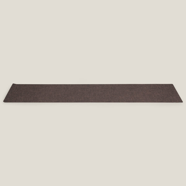 Luxe Textura Brown Table Runner