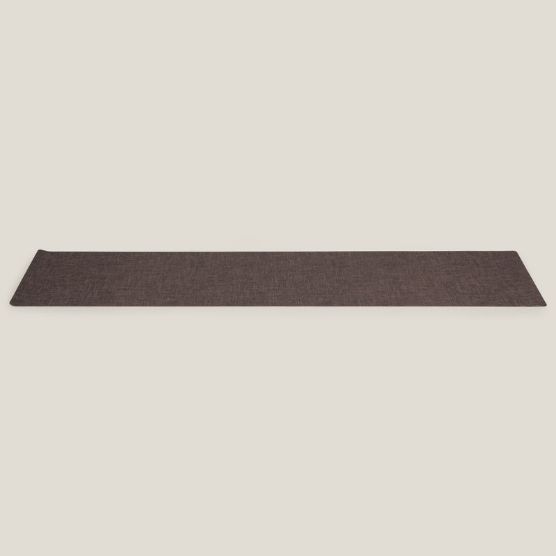 Luxe Textura Brown Table Runner