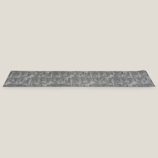 Luxe Textura Grey Table Runner