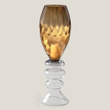 Camilla Amber Glass Floor Vase