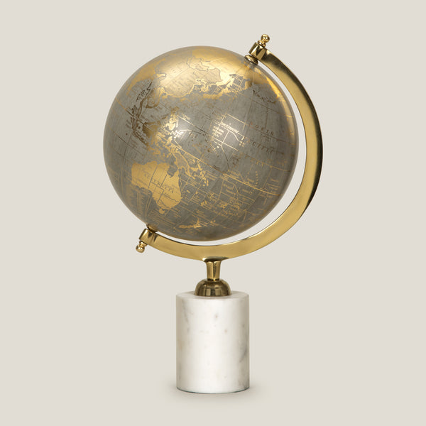 Opulant Grey & Gold Globe