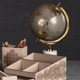 Opulant Grey & Gold Globe