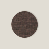 Luxe Textura Brown Coaster Set of 6