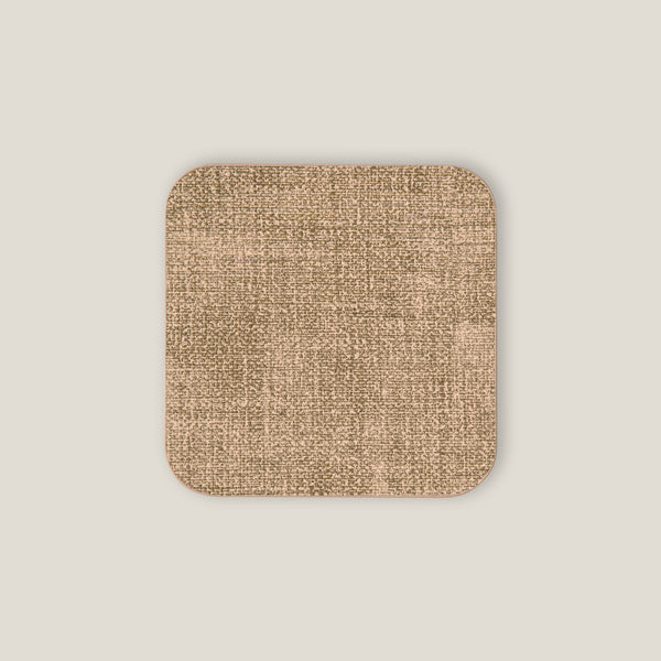 Luxe Textura Tan Coaster Set of 6