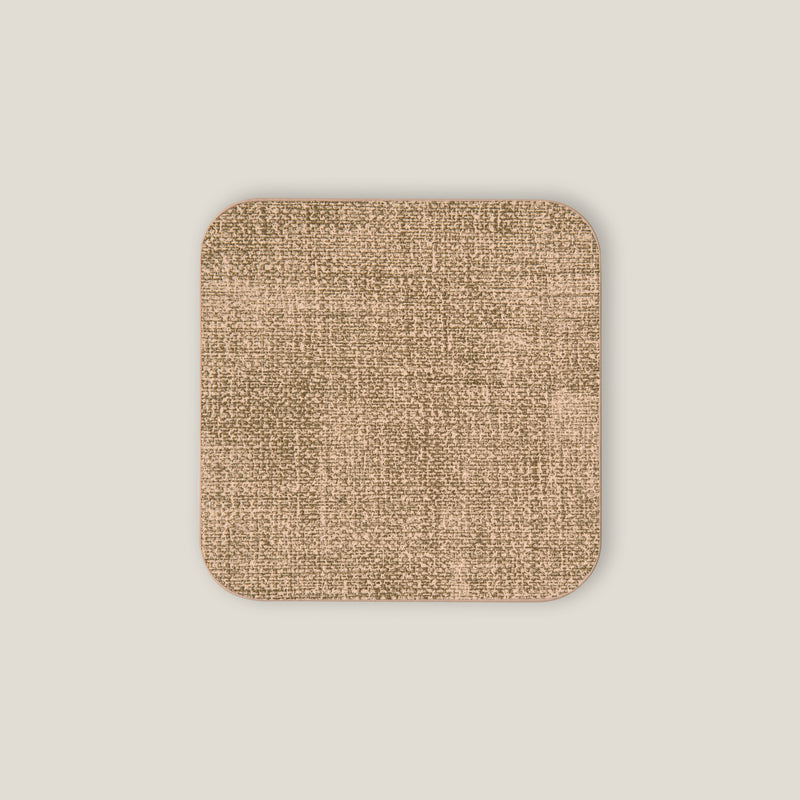 Luxe Textura Tan Coaster Set of 6