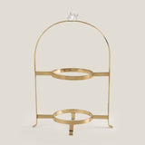 Oro Gold 2 Tier Cake Stand