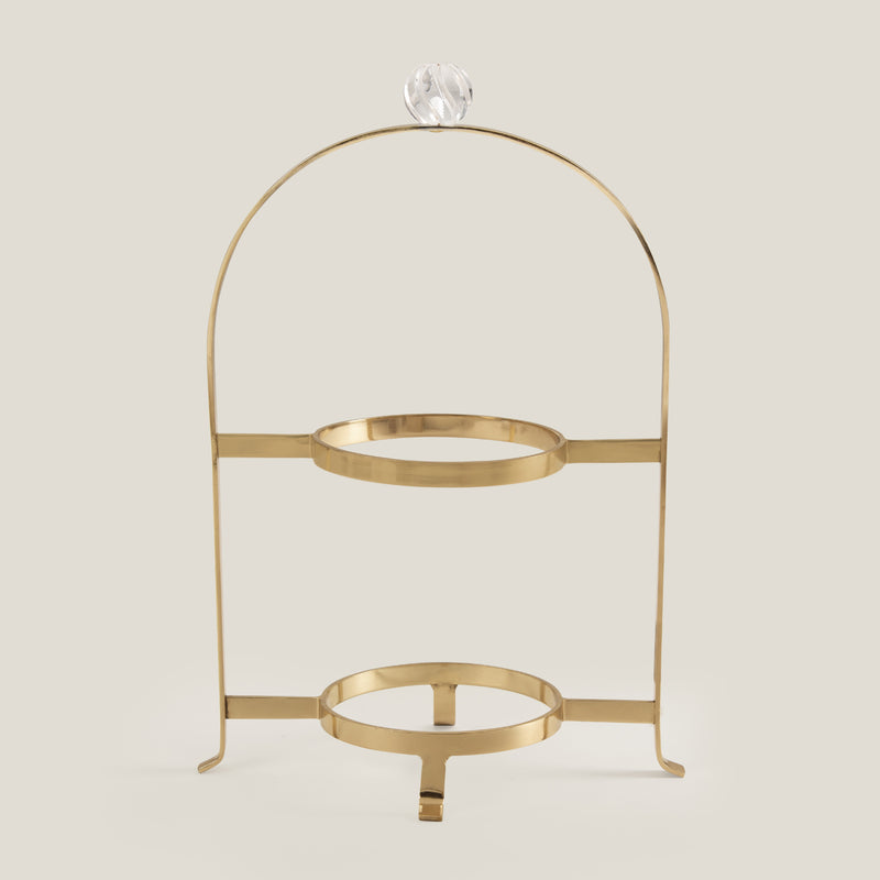 Oro Gold 2 Tier Cake Stand