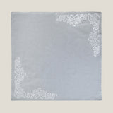 Medeira Grey Emb. Napkin Set of 4