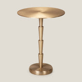 Ascot Brass Side Table