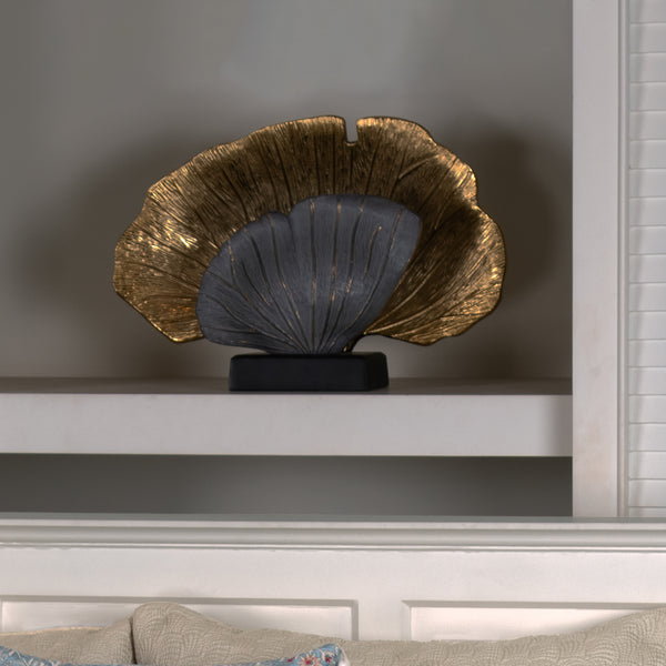Zenith Gold & Grey Patina Sculpture