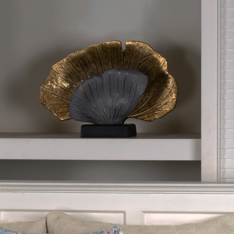 Zenith Gold & Grey Patina Sculpture
