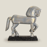 Bronco Horse Grey Sculpture