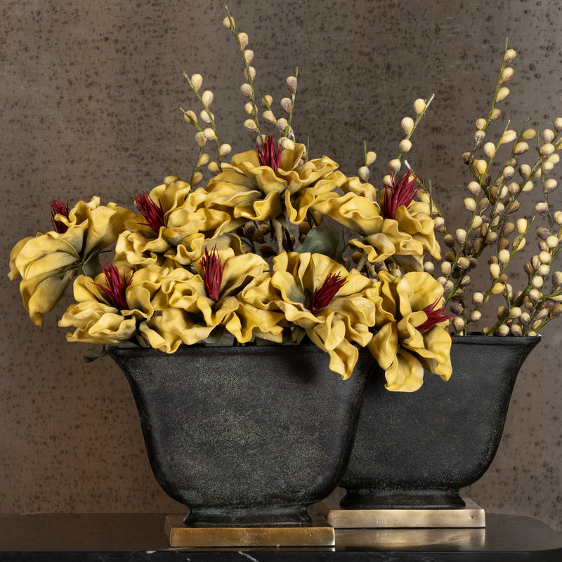 Candelora Antique Green Vase