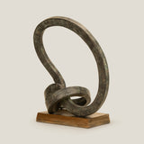 Mobius Antique Green Sculpture