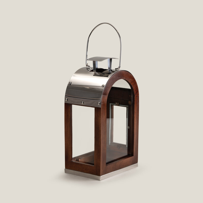 Lorient Nickel & Brown Lantern