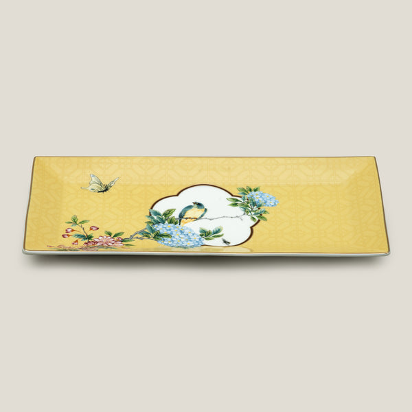 Sakura Yellow Rectangular Platter