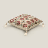 Amya Multicolor Emb. Cushion Cover