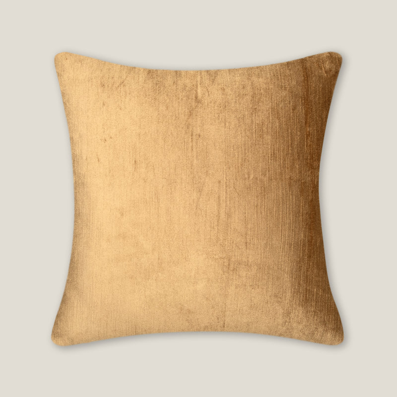 Kaashvi Yellow Emb. Cushion Cover