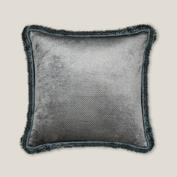 Omna Blue & Off White Reversible Cushion Cover